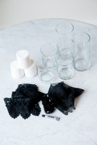 1-DIY-Black-Lace-Candle-Holders