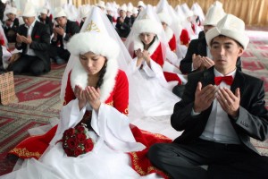 Mass Wedding Ceremony in Bishkek